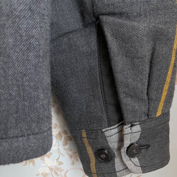 The North Face Men Plaid Sherpa Lined Flannel Shirt Jacket Size M Rugged Outdoor - Picture 8 of 12